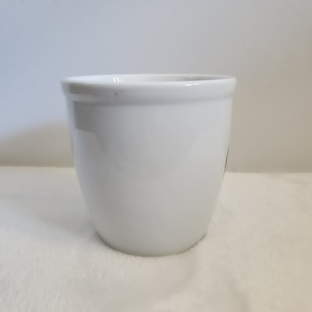 Starbucks 2007 White Green Black Logo Sturdy Coffee Cup Mug XL 14 Oz - Picture 6 of 11